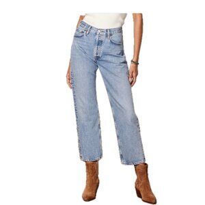 AGOLDE Wyman Jean Low Slung Vintage Straight Leg Size 26 NWT $198